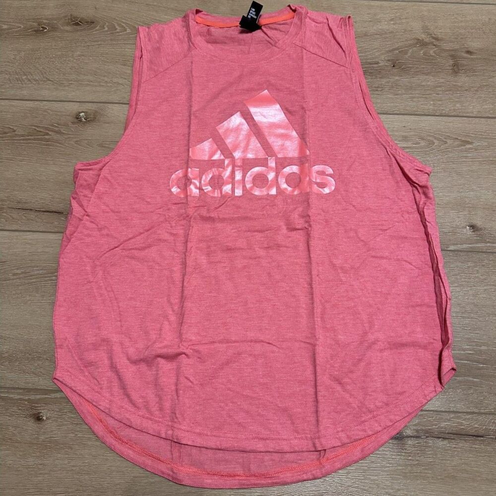 Women's Adidas Tank Top Pink Size XL GUC!